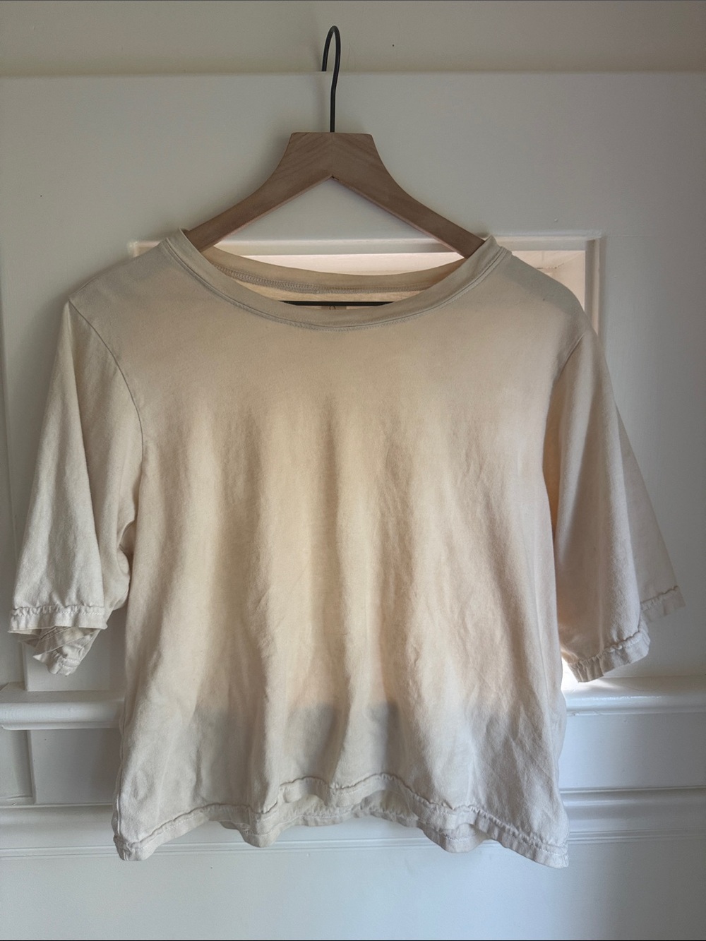 Sparrow Co cropped organic cotton Tshirt